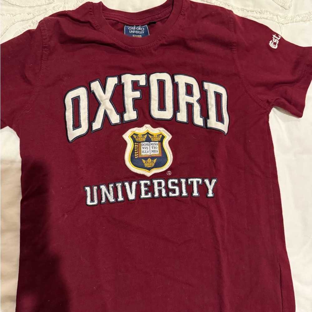 Oxford University Maroon T-Shirt